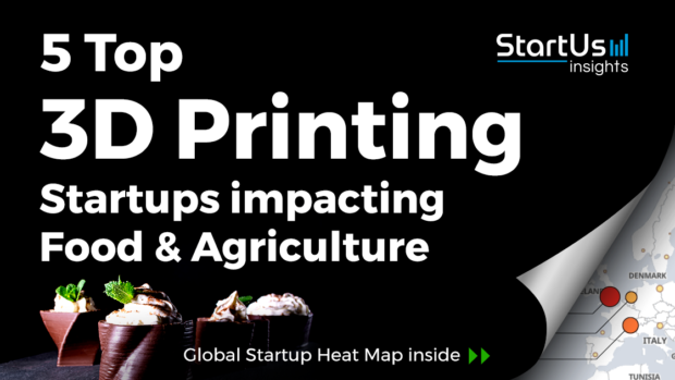 Discover 5 Top 3D Printing Startups impacting Food & Agriculture