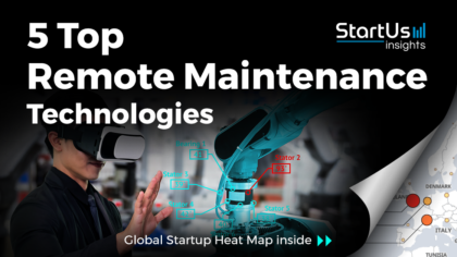 Discover 5 Top Remote Maintenance Technologies developed by Startups