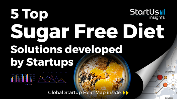 Discover 5 Top Sugar Free Diet Solutions developed by Startups