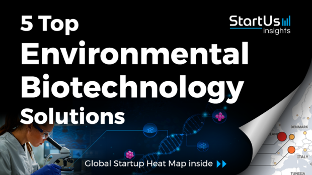 Discover 5 Top Startups developing Environmental Biotechnology Solutions
